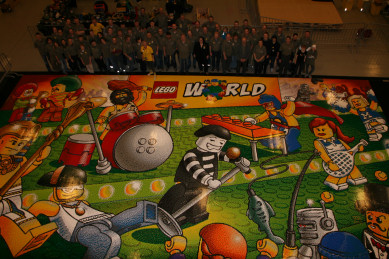 das grte LEGO-Mosaik der Welt bei der LEGO World
        2011